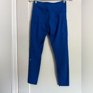 Lululemon Athletica Vibrant Blue Leggings